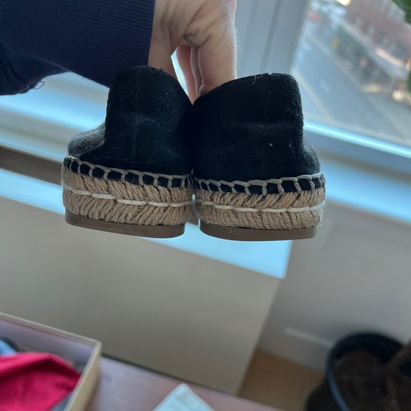 Prada Black Suede Espadrilles Size 35 - Picture 4 of 5